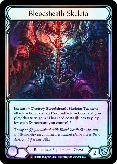 Bloodsheath Skeleta Cold Foil English