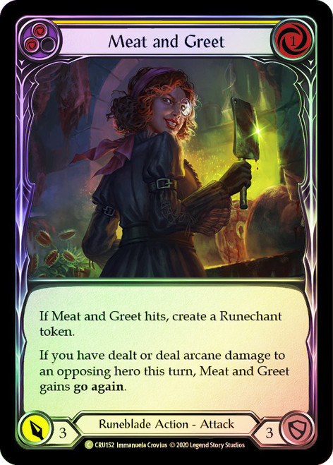 Meat and Greet (Yellow) Rainbow Foil English