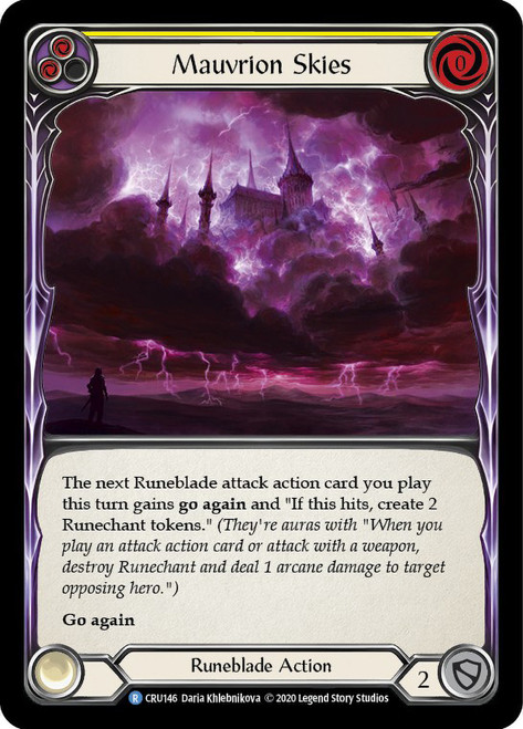 Mauvrion Skies (Yellow) Non-foil English