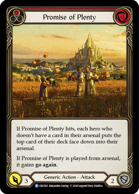 Promise of Plenty (Red) Non-foil English