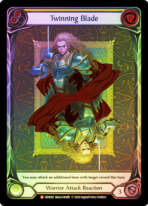 【FaB】Twinning Blade 1st 英語版 RF Twinning Blade | Crucible of War (1st Edition) | Star City Games