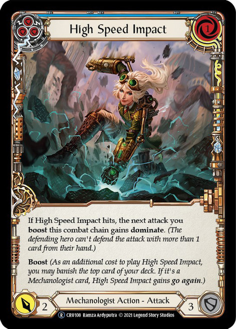 High Speed Impact (Blue) Non-foil English