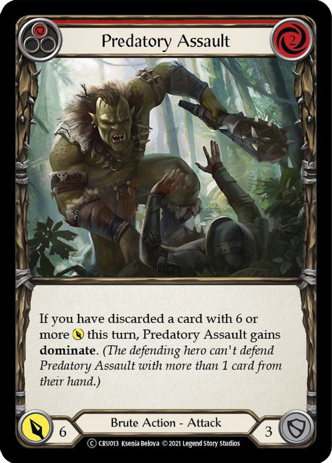 Predatory Assault (Red) Non-foil English
