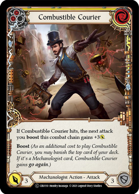 Combustible Courier (Yellow) Non-foil English