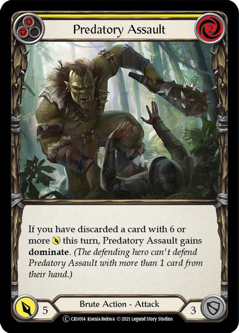Predatory Assault (Yellow) Non-foil English