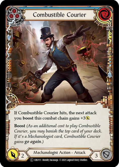 Combustible Courier (Blue) Non-foil English