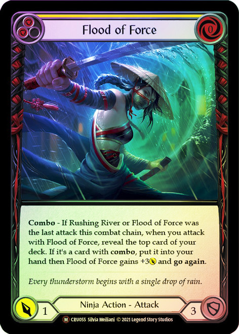 Flood of Force Rainbow Foil English