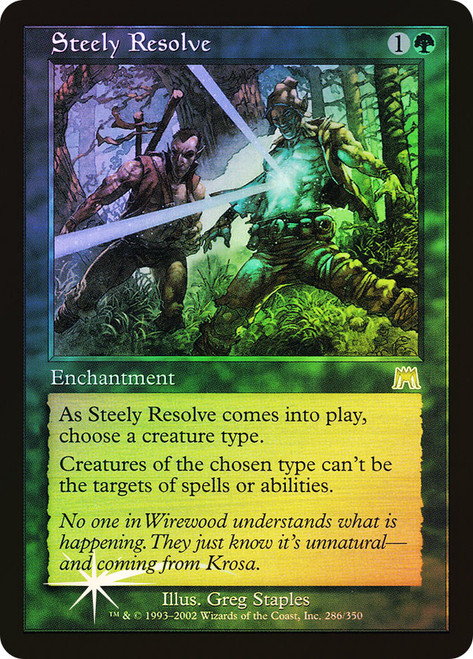 Steely Resolve\nOnslaught\nSingle\nMagic The Gathering