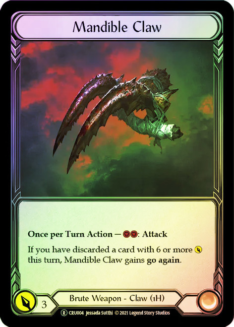 Mandible Claw (#004)
Crucible of War (Unlimited)
Single
Flesh and Blood