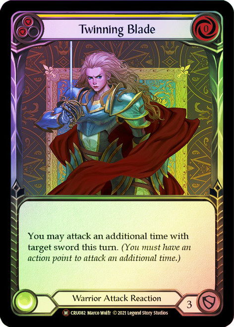 【FaB】Twinning Blade 1st 英語版 RF Twinning Blade | Crucible of War (1st Edition) | Star City Games