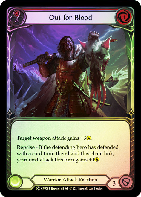 Out for Blood (Red) Rainbow Foil English