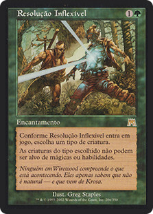 Steely Resolve
Onslaught - Portuguese
Single
Magic The Gathering