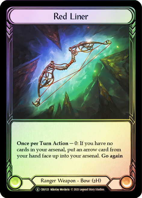 Red Liner Rainbow Foil English