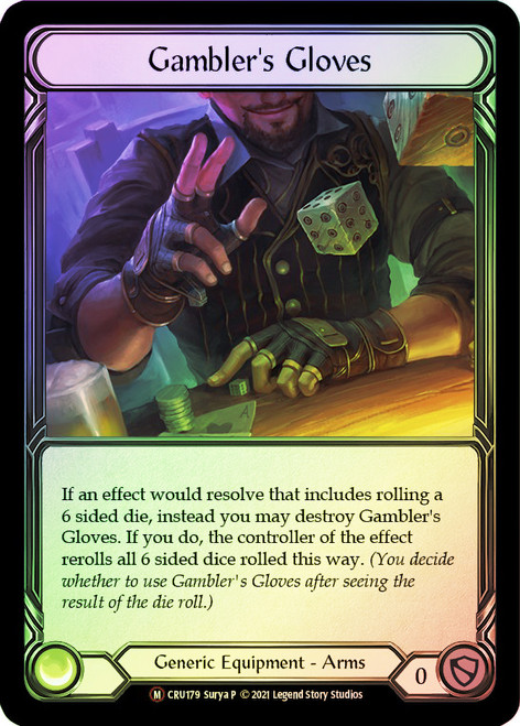 Gambler's Gloves Rainbow Foil English