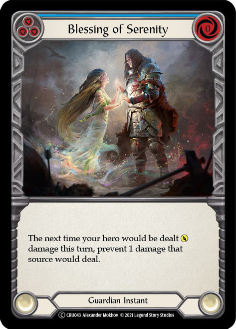 Blessing of Serenity (Blue) Non-foil English