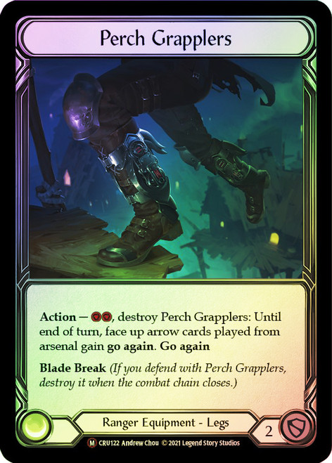 Perch Grapplers Rainbow Foil English