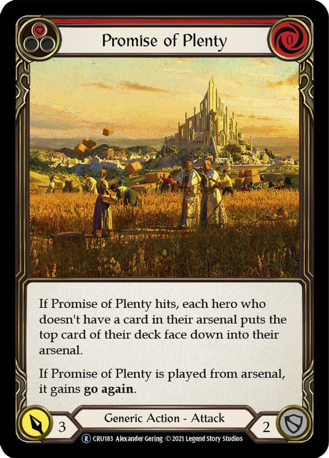 Promise of Plenty (Red) Non-foil English