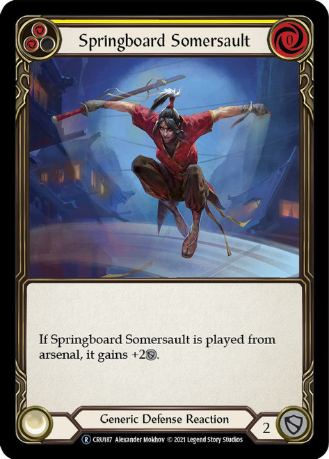 Springboard Somersault Non-foil English