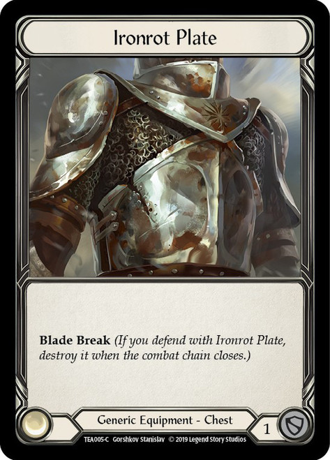 Ironrot Plate Non-foil English