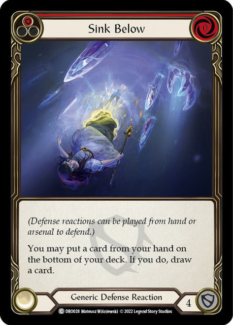 Sink Below (Red) Non-foil English