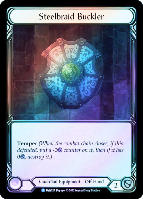 Steelbraid Buckler Cold Foil English