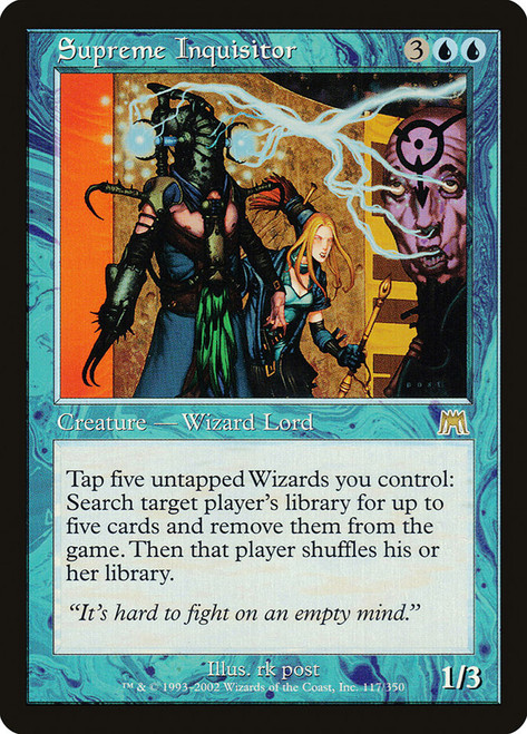 Supreme Inquisitor\nOnslaught\nSingle\nMagic The Gathering