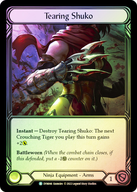 Tearing Shuko Rainbow Foil English