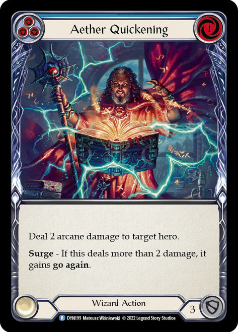 Aether Quickening (Blue) Non-foil English