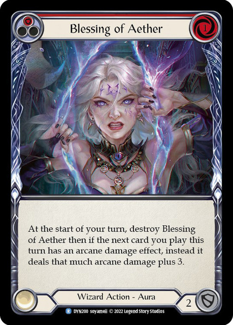 Blessing of Aether (Red) Non-foil English