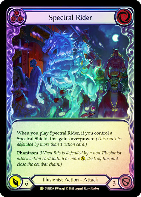 Spectral Rider (Blue) | Enigma Silver Age Deck | Star City Games