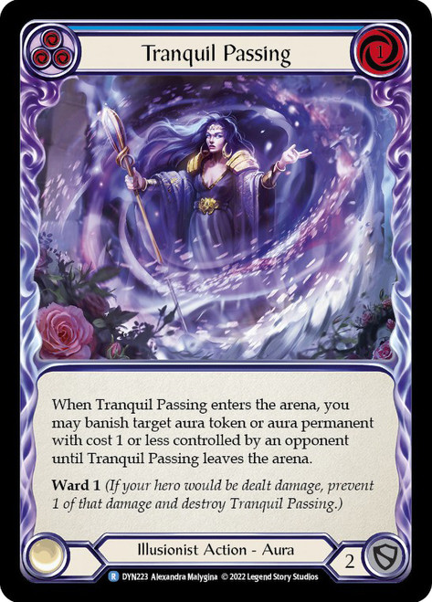 Tranquil Passing (Blue) Non-foil English