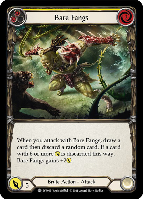 Bare Fangs (Yellow) Non-foil English