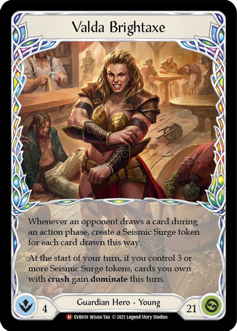 Valda, Brightaxe Non-foil English