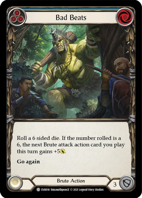 Bad Beats (Blue) Non-foil English