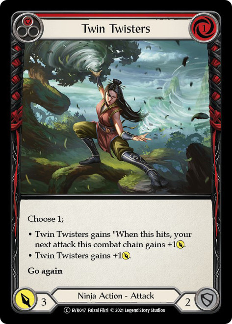 Twin Twisters (Red) Non-foil English
