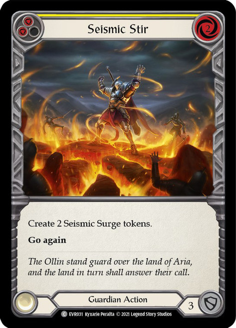 Seismic Stir (Yellow) Non-foil English