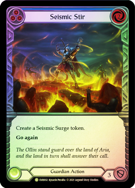 Seismic Stir (Blue) Rainbow Foil English