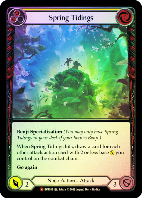 Spring Tidings Rainbow Foil English