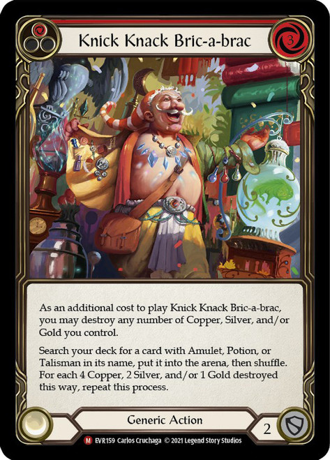 Knick Knack Bric-a-brac Non-foil English