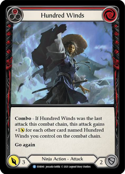Hundred Winds (Red) Non-foil English
