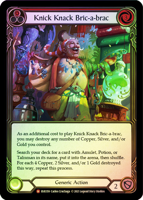 Knick Knack Bric-a-brac Rainbow Foil English