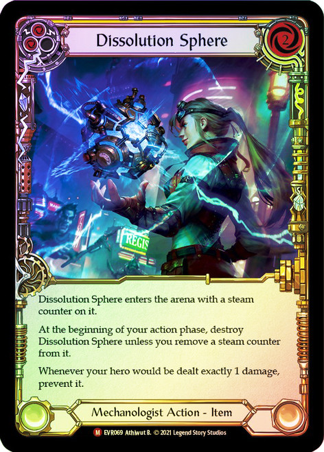 Dissolution Sphere Rainbow Foil English