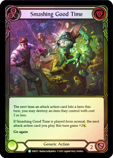 Smashing Good Time (Yellow) Rainbow Foil English