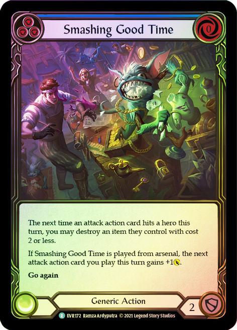 Smashing Good Time (Blue) Rainbow Foil English