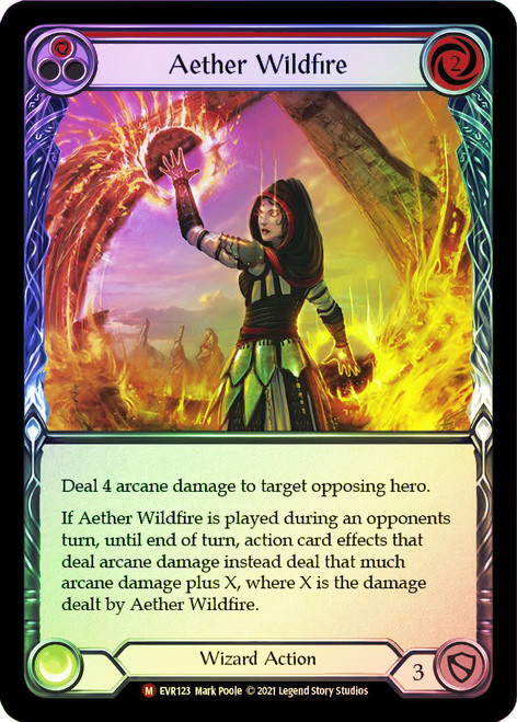 Aether Wildfire Rainbow Foil English