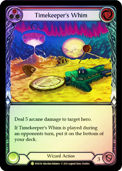 Timekeeper's Whim (Red) Rainbow Foil English