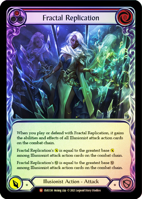 Fractal Replication Rainbow Foil English