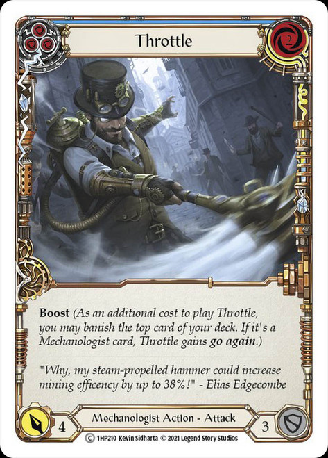 Throttle (Blue) Non-foil English