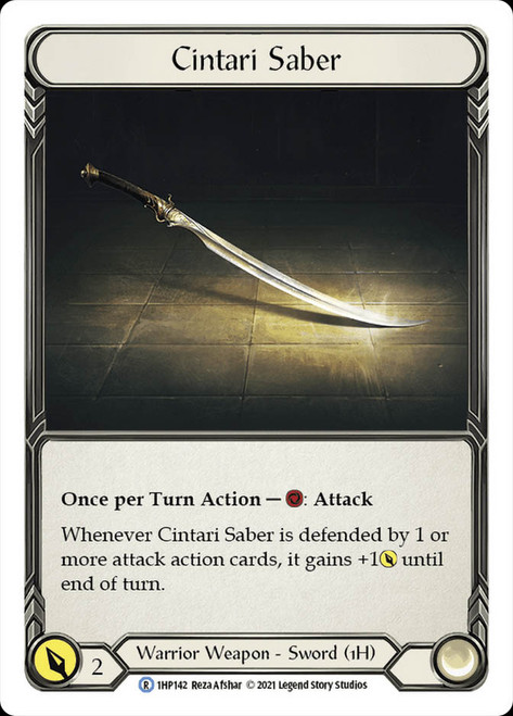 【Flesh and Blood】Cintari Saber Cintari Saber - Crucible of War - Flesh and Blood TCG