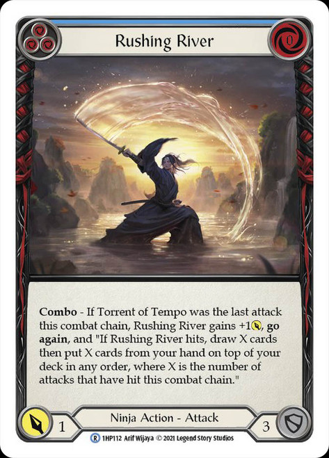Rushing River (Blue) Non-foil English